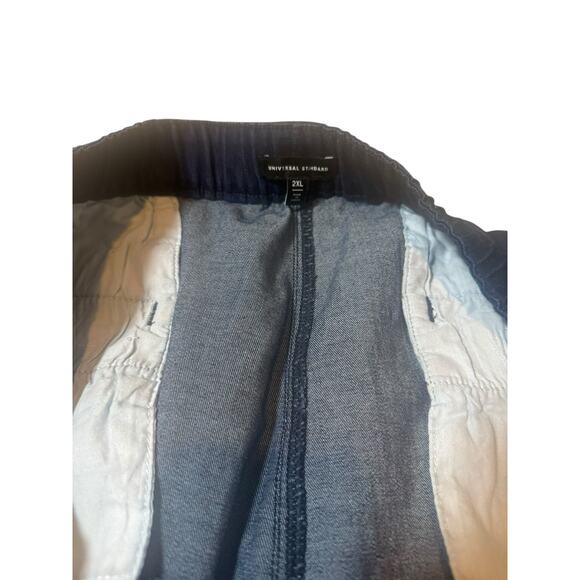 Universal Standard Drawstring Denim Jeans Dark Wash 2XL Plus Size 30 32 Pants - Picture 5 of 7